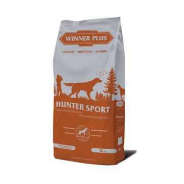Winner Plus Premium Hunter Sport Пълноценна суха храна за ловни и активни кучета от всички породи 18 кг