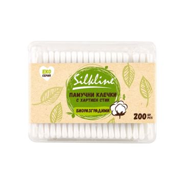 Silkline Клечки за уши Кутия 200 бр