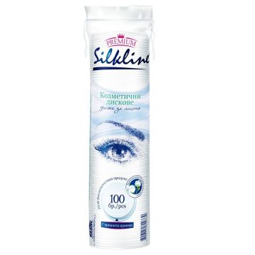 Silkline Тампони за почистване на грим 100 бр