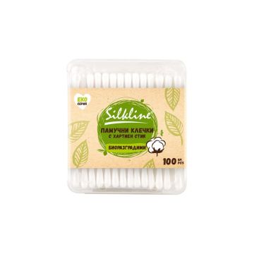 Silkline Клечки за уши Кутия 100 бр