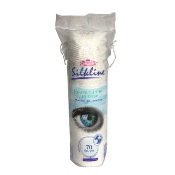 Silkline Тампони за почистване на грим 70 бр