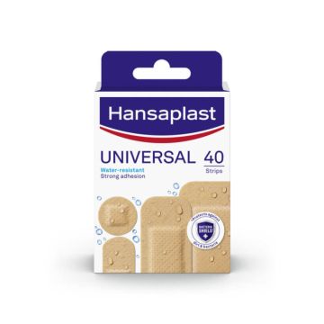 Hansaplast Universal Водоустойчиви пластири универсални х 40 бр