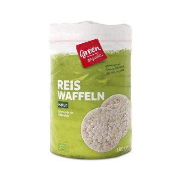 Био Оризови вафли без сол 100 г Green Organics