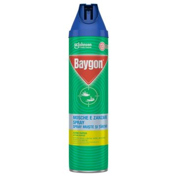 Baygon Аерозол срещу летящи насекоми 400 мл