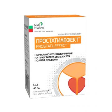 Простатилефект за нормално функциониране на простатата 425 мг х 40 капсули 