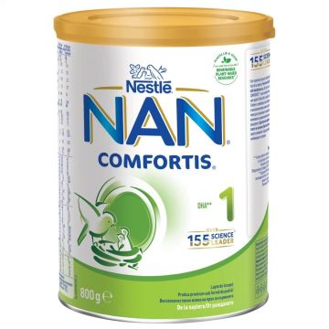 Nestle NAN Comfortis 1 Адаптирано мляко на прах за кърмачета 0-6М 800 гр 