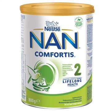 Nestle NAN Comfortis 2 Преходно мляко на прах за бебета 6-12М 800 гр 