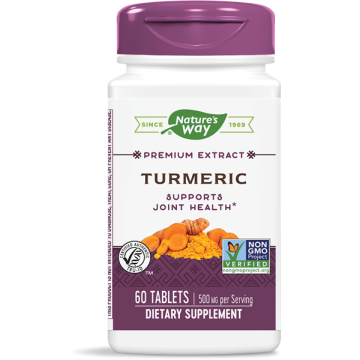 Nature's Way Turmeric Куркума природен антиоксидант с противовъзпалително действие 500 мг х60 таблетки