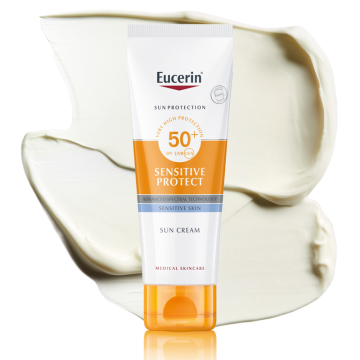 Eucerin Sun Sensitive Protect Слънцезащитен крем за лице SPF50+ 50 мл