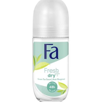 Fa Fresh & Dry Део рол-он против изпотяване за жени с аромат на зелен чай 50 мл