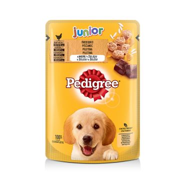 Pedigree Junior Пауч пилешко месо и ориз за кучета до 1 година 100 гр