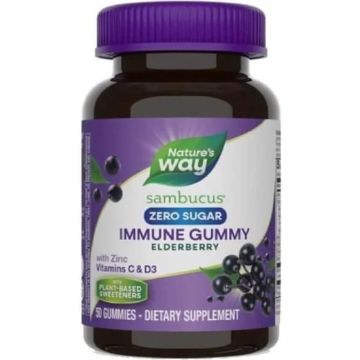 Nature's Way Sambucus Gummies Самбукус за силен имунитет и тонус х 60 желирани таблетки