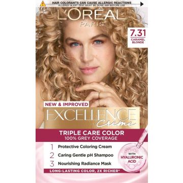 L’Oreal Excellence Creme Боя за коса 7.31 Natural Dark Caramel Blonde