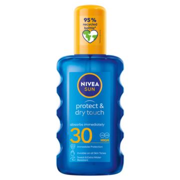 Nivea Sun Protect & Dry Touch Слънцезащитен спрей за тяло SPF30 200 мл