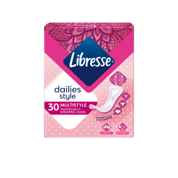 Libresse Multisyle Ежедневни дамски превръзки x30 бр
