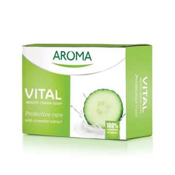 Aroma Vital Защитен крем-сапун с екстракт от краставица 100 гр