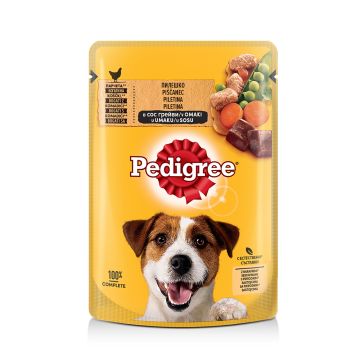Pedigree Пауч пилешко месо и зеленчуци за кучета в зряла възраст 100 гр