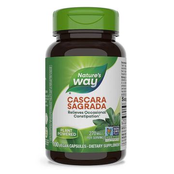 Nature's Way Cascara Sagrada Американски зърнастец с очистителен ефект 270 мг х 100 капсули