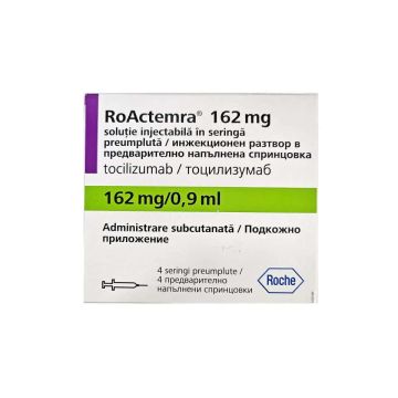 RoActemra Инжекционен разтвор 162 мг/0.9 мл х 4 броя Roche