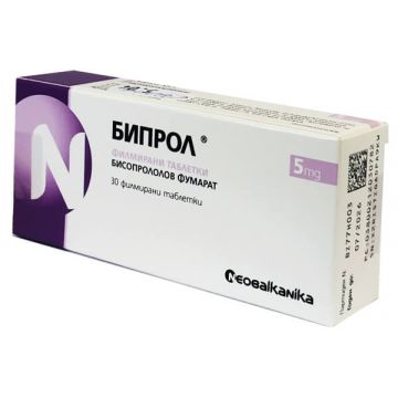 Бипрол 5 мг х 30 таблетки Neo Balkanika