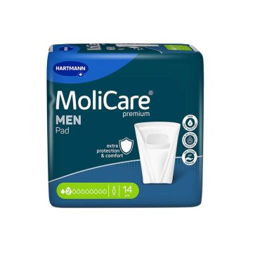 Hartmann MoliCare Men Подложки за мъже 2 капки x 14 бр