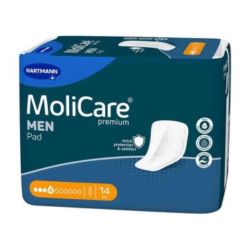 Hartmann MoliCare Men Подложки за мъже 4 капки x 14 бр