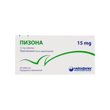Пизона 15 мг х 30 таблетки Чайкафарма
