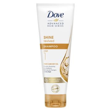 Dove Advanced Hair Pure Care Dry Oil Шампоан за суха коса 250 мл