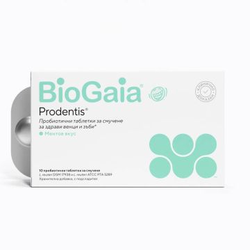 BioGaia Prodentis Пробиотични таблетки за смучене за здрави венци и зъби с вкус на мента 10 бр