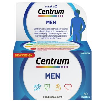 Centrum Men A-Z Витамини и минерали за мъже х30 таблетки Pfizer