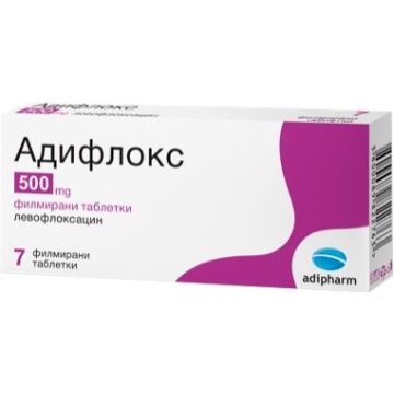 Адифлокс 500 мг х 7 таблетки Adipharm
