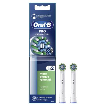 Oral-B Cross Action Накрайници за електрическа четка за зъби х 2 броя