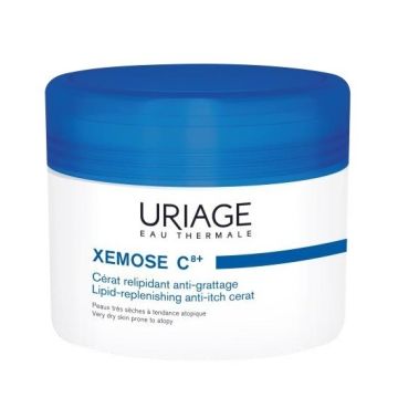 Uriage Xemose C8+ Богат успокояващ крем за лице и тяло 200 мл