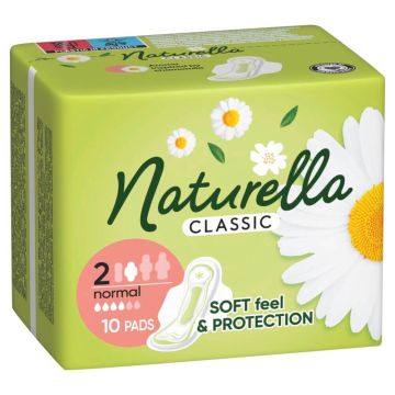Naturella Classic Normal Дамски дневни превръзки с лайка х 10 бр