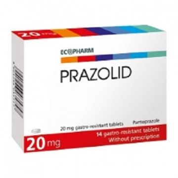 Prazolid 20 мг х14 таблетки Ecopharm