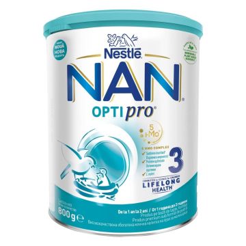 Nestle NAN Optipro 3 HM-O Обогатена млечна напитка 12М+ 800 г