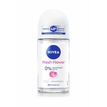Nivea Fresh Flower Дезодорант рол-он против изпотяване за жени 50 мл