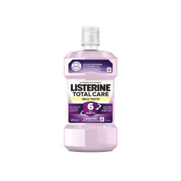 Listerine Total Care Mild Taste Вода за уста без алкохол 500 мл