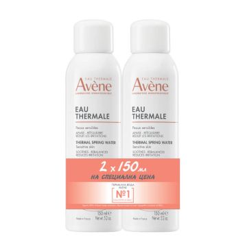 Avene Термална вода спрей 2 х 150 мл Комплект