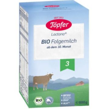 Lactana Bio 3 Преходно сухо мляко с 4 вида бифидобактерии 10M+ 600 гр Topfer