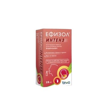 Ефизол интенз 8.75 мг спрей с вкус на череша 15 мл Teva