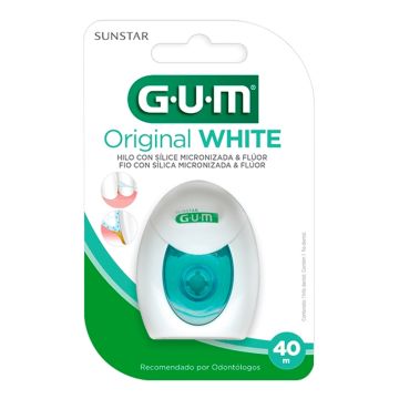 GUM Original White Избелващ конец за зъби 30 м