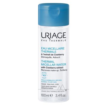 Uriage Eau Thermale Почистваща мицеларна вода за лице за нормална и суха кожа 100 мл