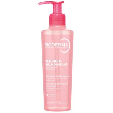 Bioderma Sensibio Нежен измиващ гел за чувствителна кожа 200 мл
