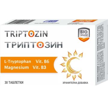 Triptozin при стрес, депресия и безсъние х 30 таблетки BIOshield