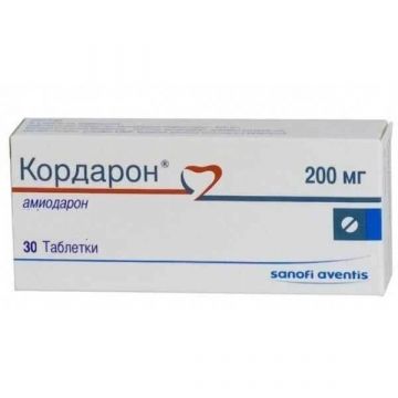 Кордарон 200 мг х 30 таблетки Sanofi