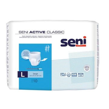 Seni Active Classic Гащи за възрастни размер L х 10 бр