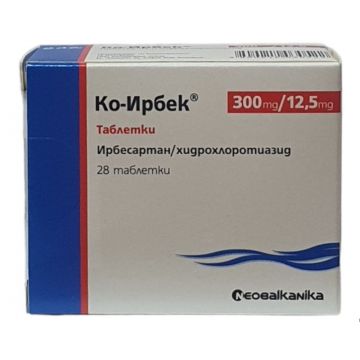 Ко-Ирбек 300 мг/12.5 мг х 28 таблетки Neobalkanika