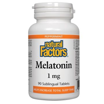 Natural Factors Melatonin Мелатонин при безсъние 1 мг х 90 таблетки