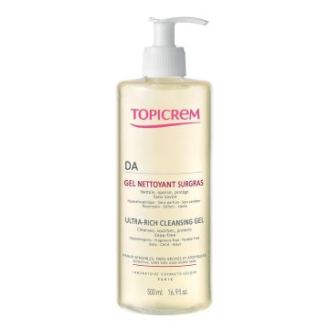 Topicrem DA Ultra–Rich Cleansing Gel за много суха кожа склонна към атопия 500 мл